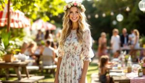 découvrez notre collection de tenues guinguette pour femme, alliant élégance et esprit festif. parfaites pour les soirées d'été, nos robes légères et colorées vous garantiront un look chic et décontracté lors de vos sorties en plein air.