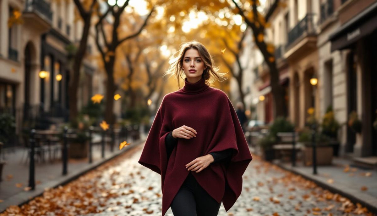 découvrez pourquoi le poncho est devenu un accessoire de mode incontournable. alliant confort et style, cet habit polyvalent s'adapte à toutes les saisons. apprenez à le porter avec élégance et à le choisir selon vos envies !