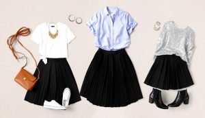 découvrez les meilleures façons de porter une jupe plissée noire avec style et élégance. que ce soit pour une sortie décontractée ou une occasion spéciale, apprenez à associer cette pièce tendance à différents hauts et accessoires pour un look impeccable.